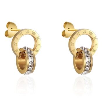 Cz LHR Roman Earrings