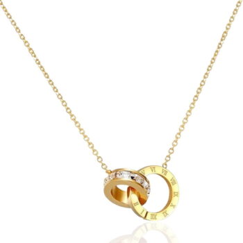Cz LHR Roman Necklace