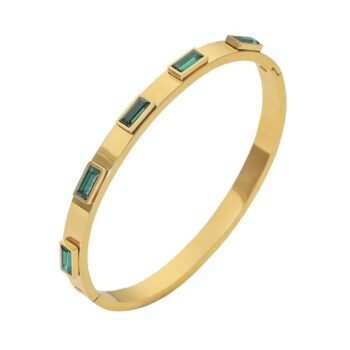 GREEN EMERALD BANGLE