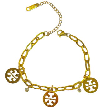 PAPER-LINK CHARM BRACELET