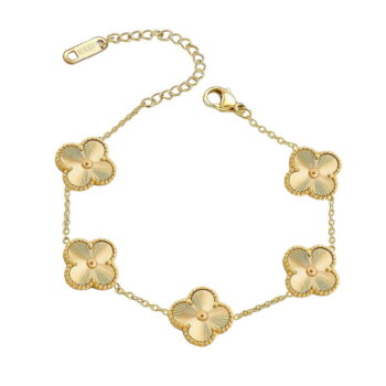 CLOVER BRACELET: GOLD EDITION