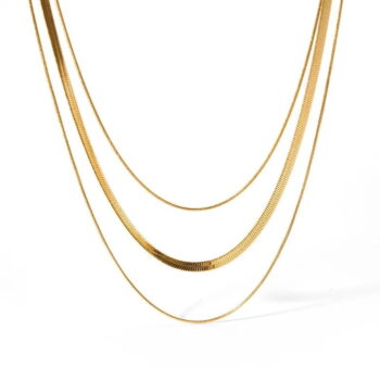 TRIPLE LAYER SNAKE CHAIN