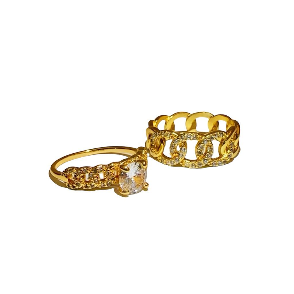 CUBAN CZ RING COMBO | VIEWS - Official