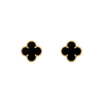 CLOVER CHARM STUDS