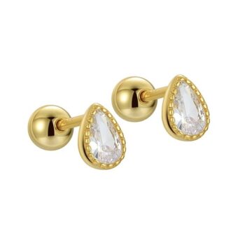 PEAR DROP STUDS