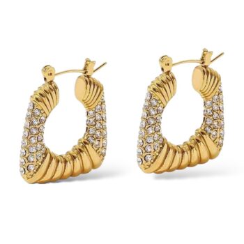 BALI CRYSTAL HOOPS